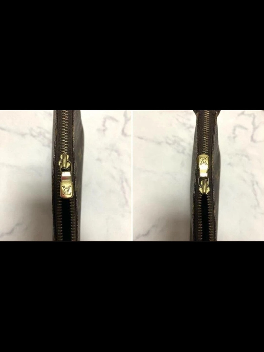 Louis Vuitton Monogram Canvas Crossbody with Red-Trim Strap - Picture 14 of 16